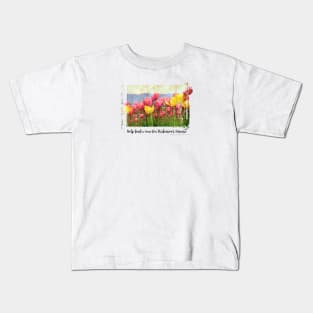 Parkinson's Tulip Field Awareness For A Cure Kids T-Shirt